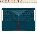 Custom Full Body Laptop Skin Making Machine Vinyl Graphics Cutter Software