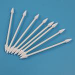 4.7mm Biodegradable Paper Stick Double Pointed Qtips Cotton Swab For Cleanroom for sale