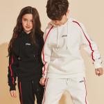 Anti Static 2pcs Fleece Jogging Suit Boys Tops 70cm To 100cm for sale