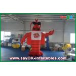 4m Oxford Clothes Red Custom Inflatable Products Model Langouste Figure For Advertisement for sale