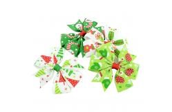 China Wholesales Christmas Floral Korean Flower Girls Butterfly Kids Hairclips Hair Accessories Hairpins supplier