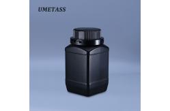 China Chemical Experiment 500ml Square Shape PE Lab Reagent Bottle with Plastic Screw Cap supplier