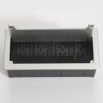 Smart Office Tabletop Socket Box Flush Mount Desktop Brush Socket For Conference Table for sale