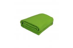 China Custom Green Skin-friend with Elastic Band Microfiber Sports Towel supplier