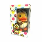 B.Duck Plastic Coin Bank With Lion Hat Cute Saving Bank As Gifts