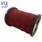 2USTC-F 0.1mmx200 Strands Red Color Polyester Covered Copper Litz Wire for sale
