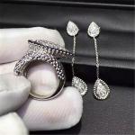  full diamond earrings  18kt gold diamonds necklace for sale