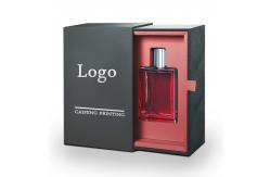 China Custom Cosmetic Perfume Cardboard Packing Box with Stamping Logo and CMYK Sliding Drawer supplier