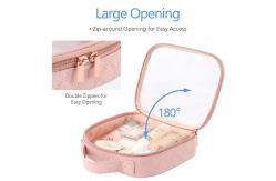 China Clear Waterproof Shockproof Durable Toiletry Bag With Handle supplier