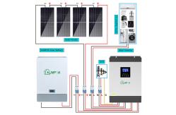 China OEM Off Grid Hybrid Solar System Kit Achieve Energy Independence Sustainability supplier