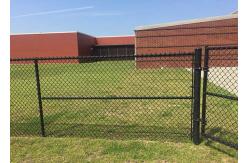 China Round Post Knuckled Edge Diamond Chain Link Fence supplier