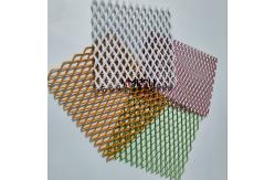 China 2mm Plate Aluminum Expanded Cladding Decorative Mesh Metal Screen supplier