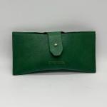 Fashionable PU Leather Pouch Pressure Resistant Soft Sunglasses Case for sale