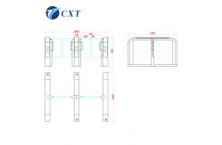 China Airport Customs Speed Gate Turnstile ISO9001 With Real Time Data 115 supplier