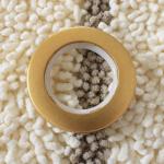 40mm 70mm Gold Electroplate Plained Curtain Rod Rings for sale