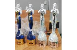 China USA MUSE Design Awards Customized Text and Logo Design Trophy Cup supplier