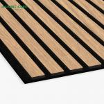 Cinema Sound Proof Acoustic Wooden Wall Panels Covering MDF Wood Veneer for sale