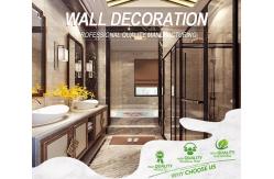 China High Glossy Printing PVC Marble Sheet For Wall Decoration supplier