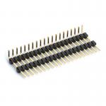 Right Angle 2.54 Mm Pitch Pin Header Single Row PCB Connector for sale