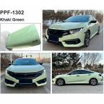1.52M16M Khaki Green 8 Mil Clear Glossy Paint Film Ashland Glue PPF Film for sale