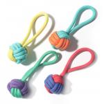 Hemp Dog Toys Puppy Rope Chew Toys Interactive Walking Dog Toy for sale