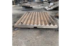 China High Manganese Casting Mn18Cr2 Replacement Jaw Crusher Wear Plates supplier