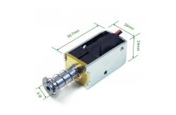China Push Pull Single Holding Linear Electromagnetic Solenoid Actuator supplier