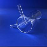 1100 °C Work Temperature Quartz Glass Fitting With Quartz Valves Long Lasting