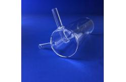 China 1100 °C Work Temperature Quartz Glass Fitting With Quartz Valves Long Lasting supplier