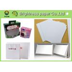 Low Surface Roughness Name Card Paper , Thick White Cardboard Sheets Recyclable