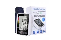 China White Electronic Home Blood Pressure Device With Voice Function One Touch Measurement supplier