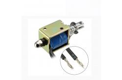 China DC 12V 0.3N 8mm Stroke Open Frame Solenoid Electromagnet supplier