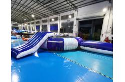 China Mega Aqua Park Inflatable Water Trampoline Jumping Floating Games supplier