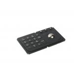 Mini 15 key panel mount keyboard with trackball for medical , diagnostic equipment