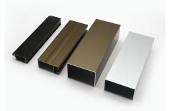 China 6000 Series Extrusion Anodized Aluminum Profiles Bronze Black Window Aluminium Frame Section supplier