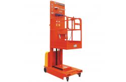 China Electric Aerial Order Pickers Lift Self Propelled Order Picker Forklift supplier