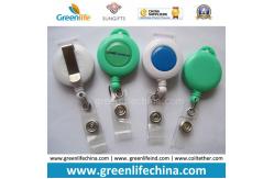 China Factory Direct White Lanyard Badge Reel for ID System Security supplier