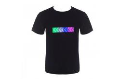 China Programmable LED Light T Shirt Smartphone App Control Display Message Pattern supplier