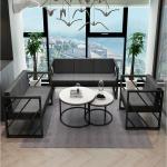 Luxury Office Furniture Modern Fabric Conference Sofa Set For Reception Room for sale