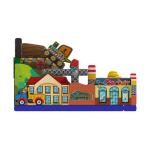 Building Themed Inflatable Fun City Simulate Construction Place Waterproof PVC Material