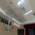Tempered Glass Folding Suspended Basketball Stand 1800mm X 1050mm for sale