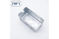 China 2x4 Inch Metal Electrical Conduit Boxes Extension Switch Outlet Box supplier