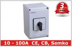 China Manual Explosion Proof 2 Pole Selector Switch with PC Enclosured supplier
