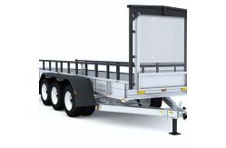 China High Performance Heavy Load Farm Trailer Hydraulic Dump With 2-6 Tire supplier