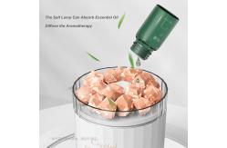 China Portable Crystal Himalayan Salt Lamp Ultrasonic Air Humidifier With Soothing Atmosphere Lamp supplier