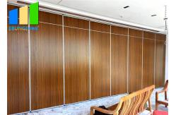 China Office Temporary Divider Aluminum Frame Sliding Folding Movable Wall Partitions supplier