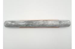 China Grey Solid Marble Rolling Pin 39 x 4cm Moisture Resistant With Wood Base supplier