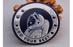 China Garment TPU Printed Label With Reflective Silver Logo And Foam supplier