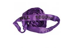 China 43mm Width Polyester Webbing Sling Industrial Lifting Straps High Efficiency supplier