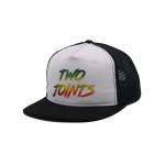 Flat Peak Plastic Buckle 5 Panel Trucker Cap Logo Printing for sale